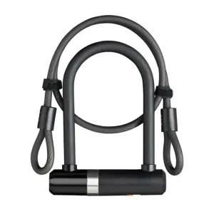 Lock AXA Newton Mini 150/14 + kábel 100/8 kulcs fekete 59502795SS