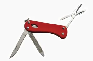 Multifunkcionális kés Baldéo ECO166 Talicska, 5 jellemzői, piros