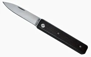 Zseb kés Baladéo ECO330 Papagayo, penge 7,5cm, acél 420, fogantyú TPE fekete