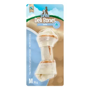 M, 3 db à 14 cm (210 g) Barkoo Deli Bones Dental csomózott rágócsont kutyáknak