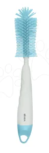Tisztító kefe Silicone Bottle Brush Beaba cumisüveg tisztításához fehér 26 cm BE911672