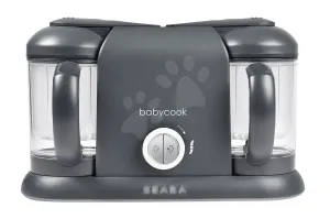 Ételpároló és turmixgép Beaba Babycook® Duo Plus Dark Grey dupla
