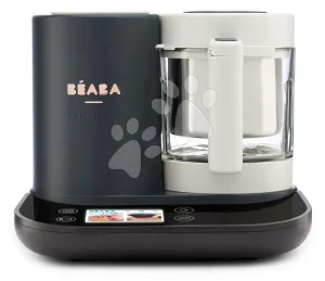 Ételpároló és turmixgép Beaba Babycook® Smart Charcoal Grey fekete-fehér