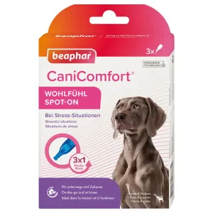beaphar CaniComfort Spot-On jó közérzetért kutyáknak, 3 pipettax1ml