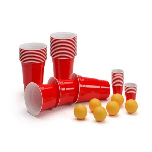 BeerCup Federer Ultimate Beer Pong party csomag, Red Cups, Shot Cups, labdákkal #32265