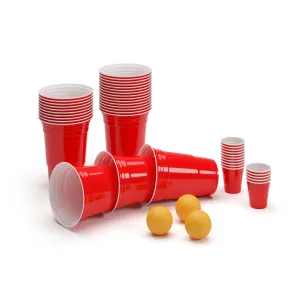 BeerCup Federer Ultimate Beer Pong party csomag, Red Cups, Shot Cups, labdákkal #32268