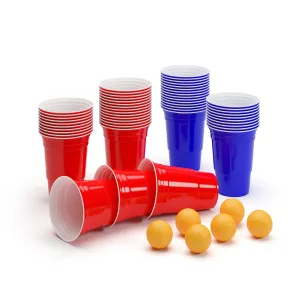 BeerCup Nadal, 16 Oz, Red & Blue Party Pack, poharak, két színben, labdákkal és szabályokkal #32293