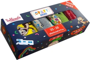 Bellinda Ajándék szett Crazy Socks Box BOX 3 FW23 39-42