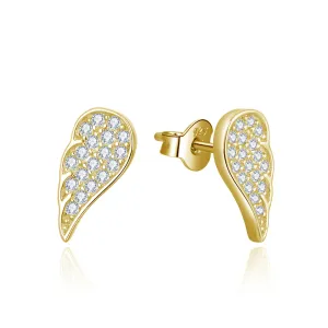 Beneto Aranyozott fülbevaló Angyal szárnyak AGUP2610-GOLD