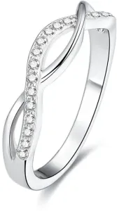 Beneto Ezüst gyűrű kristályokkal AGG190 58 mm
