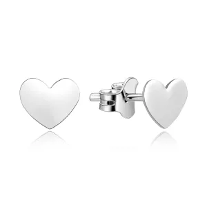 Beneto Ezüst szív alakú fülbevaló AGUP1492