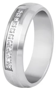 Beneto Női acél gyűrű kristállyal SPD03 51 mm