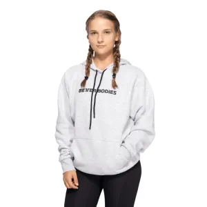 Women‘s Hoodie Logo Light Grey Melange - Better Bodies