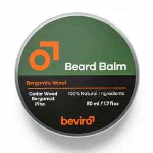 beviro Cédrus, bergamott és fenyő illatú szakállápoló balzsam (Beard Balm) 50 ml #670650