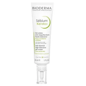 Bioderma Gél krém bőrhibák ellen Sébium Kerato+ (Anti-Blemish High Tolerance Gel-Cream) 30 ml