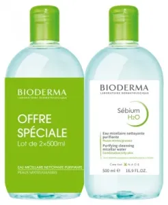 Bioderma Micellás víz ajándékszett zsíros és vegyes bőrre Sebium H2O Duo