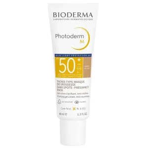 Bioderma Védő tonizáló gél krém SPF 50+ Photoderm M (Cream) 40 ml Light