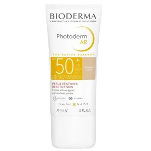 Bioderma Védő tonizáló krém bőrpír ellen SPF 50+ Photoderm AR (Anti-redness Cream) 30 ml Natural