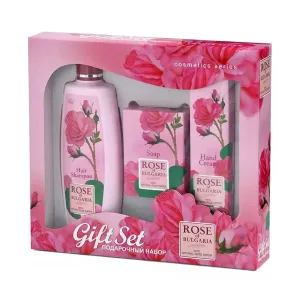BioFresh Ajándékcsomag sampon, természetes szappan és kézkrém Rose of Bulgaria