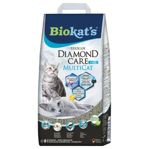 2x8 liter Biokat's DIAMOND CARE MultiCat Fresh macskaalom