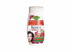 Bione Cosmetics Keratin ricinus olaj mélyregeneráló sampon 260 ml Sampon