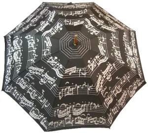 Blooming Brollies Black zenejegyek LRWP877 / BM esernyő