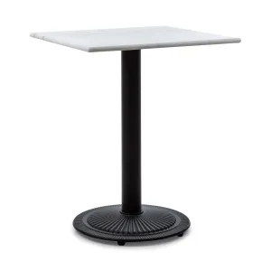 Blumfeldt Patras Onyx, bisztró asztal, szecessziós stílus, márvány, 60 x  60 cm, magasság: 72 cm, kerek