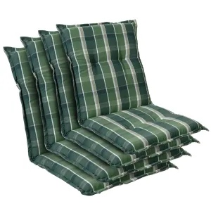 Blumfeldt Prato, üléspárna, üléspárna székre, alacsony háttámla, kerti székre, poliészter, 50 x 100 x 8 cm, 4 x huzat #33650