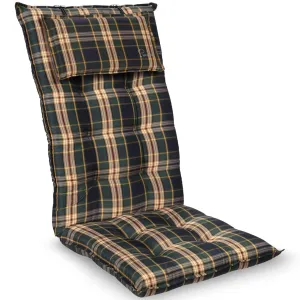 Blumfeldt Sylt, üléspárna, üléspárna székre, magas háttámla, párna, poliészter, 50 x 120 x 9 cm #968539