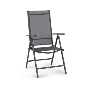 Blumfeldt London Lite, összecsukható szék, 56,5 x 107 x 68 cm, ComfortMesh, alumínium