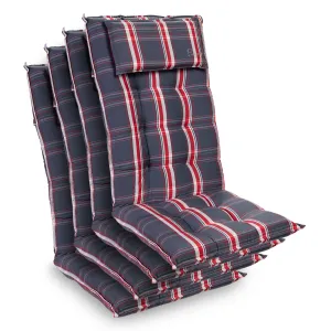 Blumfeldt Sylt, üléspárna, üléspárna székre, magas háttámla, párna, poliészter, 50 x 120 x 9 cm
