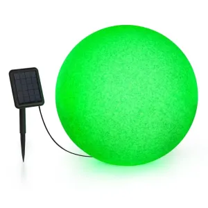 Blumfeldt Shinestone Solar 50, gömblámpa, napelem, Ø 50 cm, RGB-LED, IP68, akkumulátor