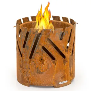 Blumfeldt Crown, 3 az 1-ben tűzrakóhely, Ø 46 cm, víz- és fagyálló, grilllap, grillrács, bambuszlap #999607