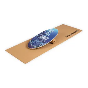 BoarderKING Indoorboard Allrounder, egyensúlyozó deszka, alátét, henger, fa / parafa #31285