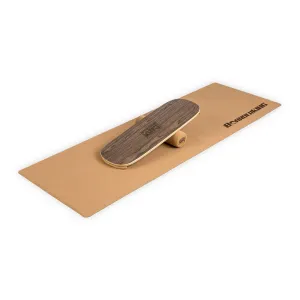 BoarderKING Indoorboard Flow, egyensúlyozó deszka, alátét, henger, fa / parafa #31301