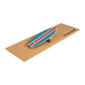 BoarderKING Indoorboard Wave, egyensúlyozó deszka, alátét, henger, fa / parafa #31275