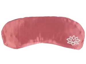 Bodhi Lotus mako-szatén meditációs szempárna nyugtató levendulával Szín: rózsaszín