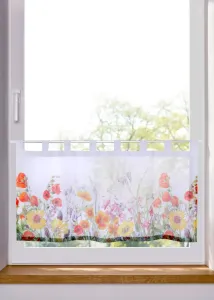 Ablaktábla függöny virágmintával #539912