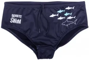 Férfi úszónadrág borntoswim sharks brief black m
