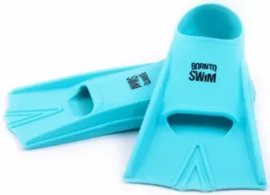 Uszony borntoswim junior short fins turquoise xs