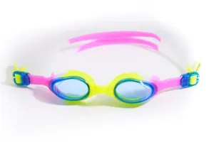 Gyermek úszószemüveg borntoswim junior goggles 1 rózsaszín/sárga
