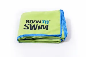 Mikroszálas törölköző borntoswim towel zöld