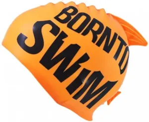 Gyermek úszósapka borntoswim guppy junior swim cap narancssárga