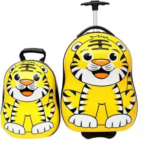 Gyerekbőrönd Cuki tigris 30 l + hátizsák