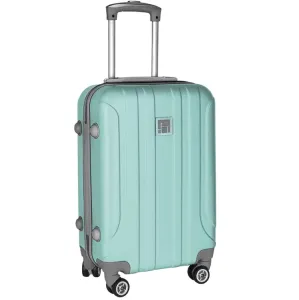 Keményfedeles bőrönd 65 x 39 x 24 cm - menta színű