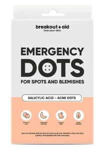 Breakout+aid Tapaszok pattanások ellen szalicilsavval Emergency Dots 72 db