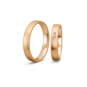 BREUNING arany gyűrűk  karikagyűrű BR48/04413RG+BR48/14413RG