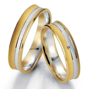 BREUNING arany karikagyűrűk  karikagyűrű BR48/07049BI+BR48/07050BI #375176