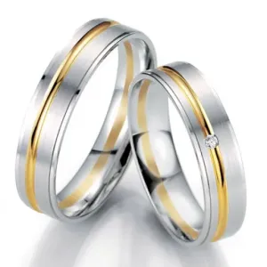 BREUNING arany karikagyűrűk  karikagyűrű BR48/07067BI+BR48/07068BI #374943