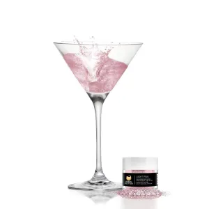 Ehető csillámpor italokba - világos rózsaszín - Soft / Light Pink Brew Glitter® - 4 g - Brew Glitter #1243092